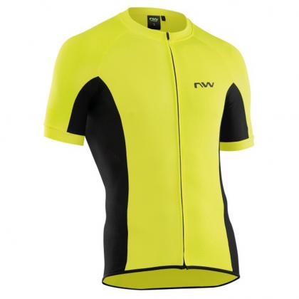 Northwave Force Jersey-Yellow Fluo