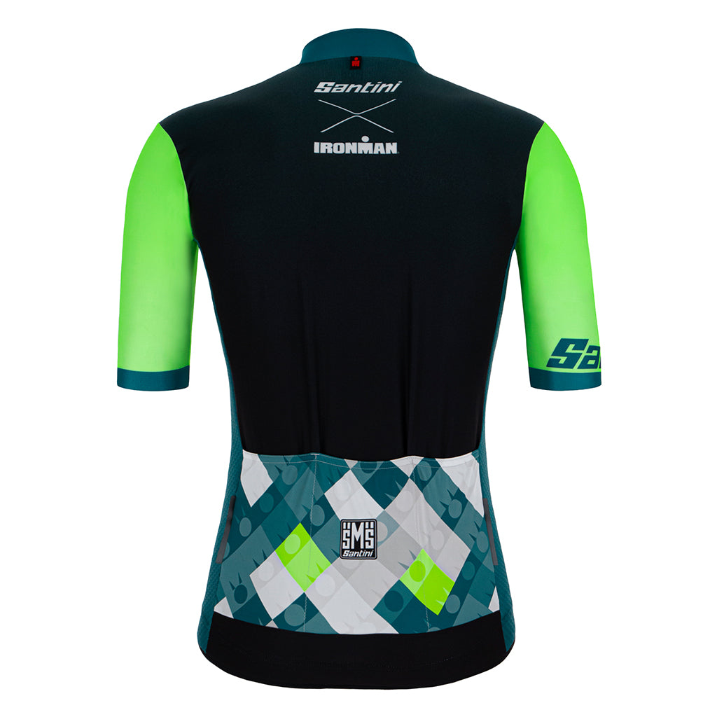 Santini Ironman VIS Jersey-Fluo Green