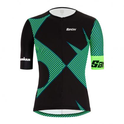 Santini Ironman Cupio Tri Jersey-Fluo Green