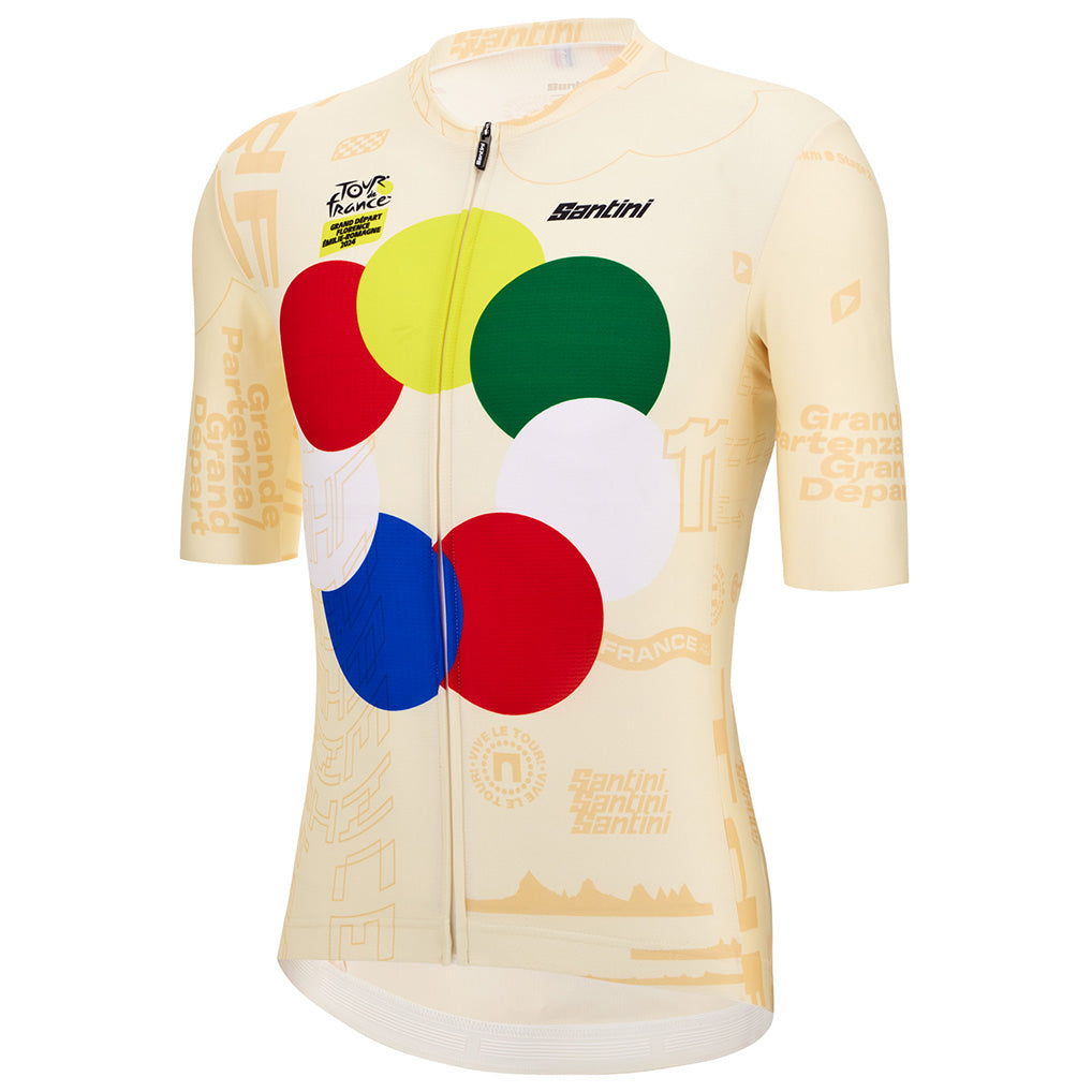 Santini Tour De France Grand Depart Florence Jersey-Print