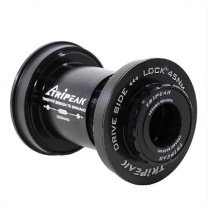 Tripeak BB65 Twist Fit Bottom Bracket - Ceramic - Shimano (63mm - Look)-Black