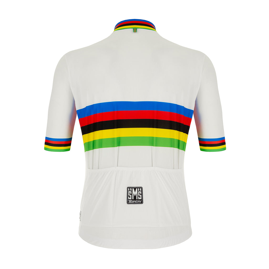 Santini UCI Official World Champion Eco Jersey-White