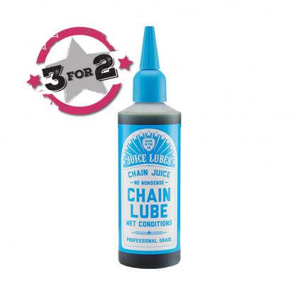 Juice Lubes Wet Conditions Chain Oil-130ml (Pack Of 3)