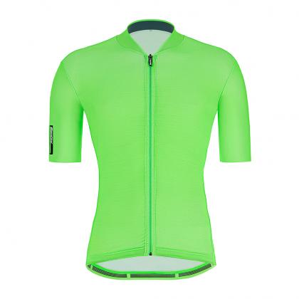 Santini Colore Jersey-Fluo Green