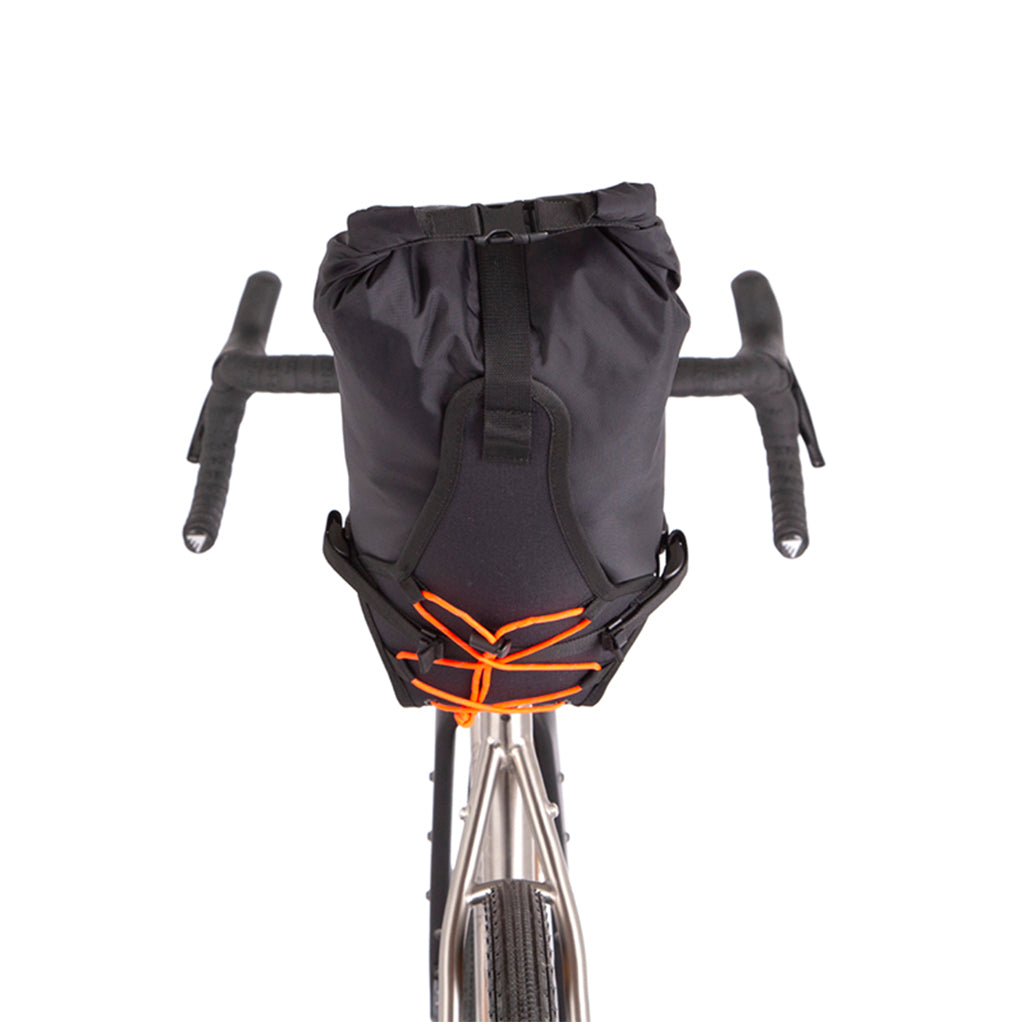Restrap Saddle Bag-Black/Orange (8 Litres)