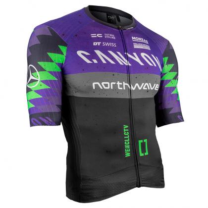 Northwave Canyon-Northwave Pro Team Jersey-Black/Purple