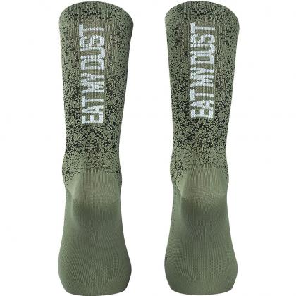 Northwave Eat My Dust Socks-Forest Green