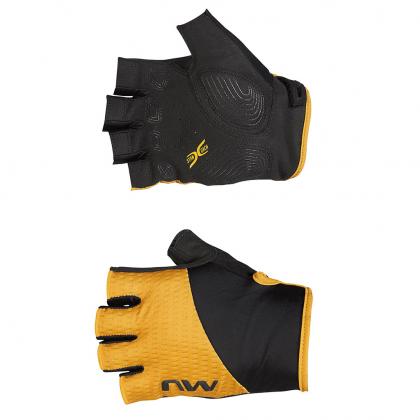Northwave Fast Gel Gloves-Ochre/Black