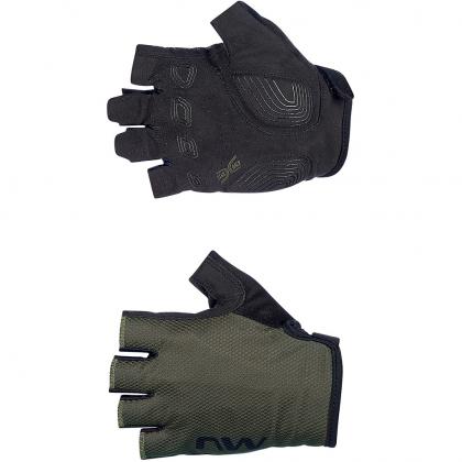 Northwave Active Gel Gloves-Green Forest/Black