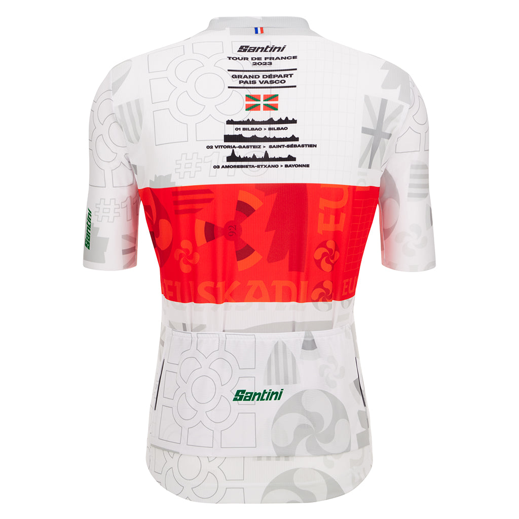 Santini Tour De France Grand Depart Pais Vasco Jersey-Print