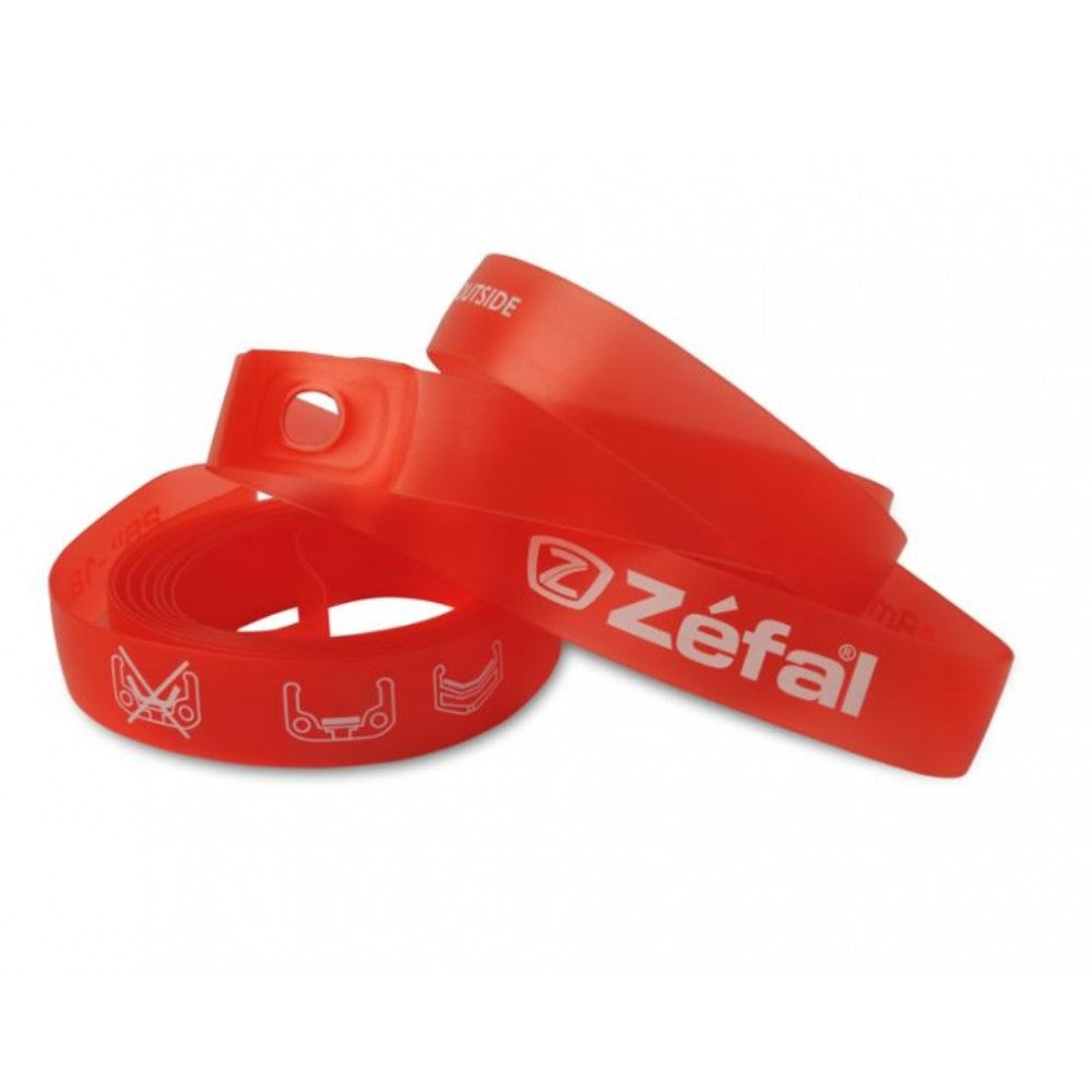 ZEFAL SOFT PVC RIM TAPES MTB 18MM RED 1PAIR-BLISTER