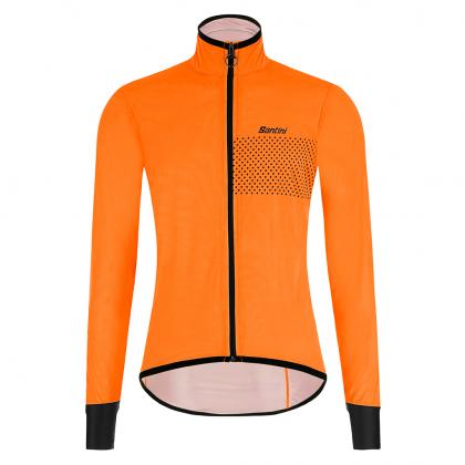 Santini Guard Nimbus Rain & Wind Jacket-Flashy Orange