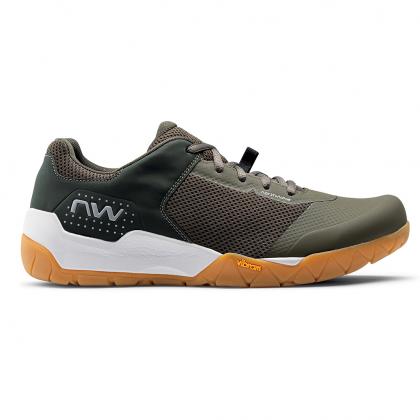 Northwave Multicross Flat Pedal Shoes-Forest