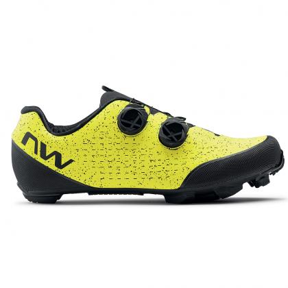 Northwave Rebel 3 MTB Shoes-Yellow Fluo/Black