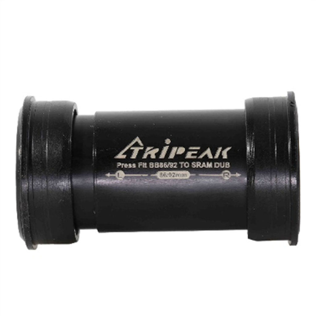 Tripeak BB86 Pressfit BB With Angle Contact Bearing - SRAM DUB (86-92mm)-Black