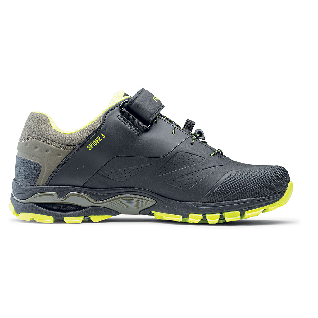 Northwave Spider 3 All Terrain Shoes-Black/Yellow Fluo