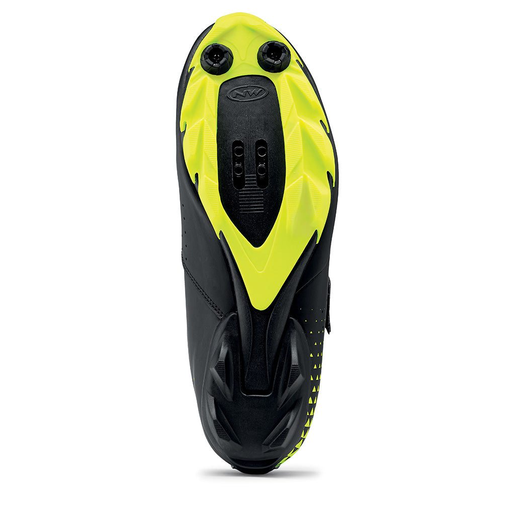 Northwave Spike 3 MTB Shoes-Black/Yelllow Fluo
