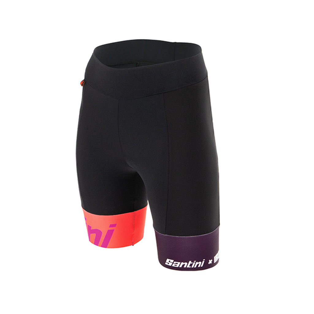 Santini Wmn Ironman Cupio Tri Shorts-Black