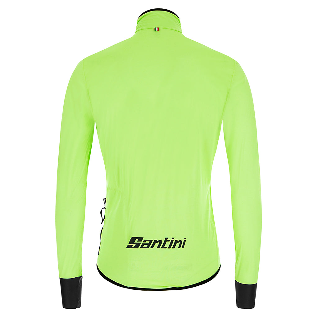 Santini Guard Nimbus Rain & Wind Jacket-Fluo Green