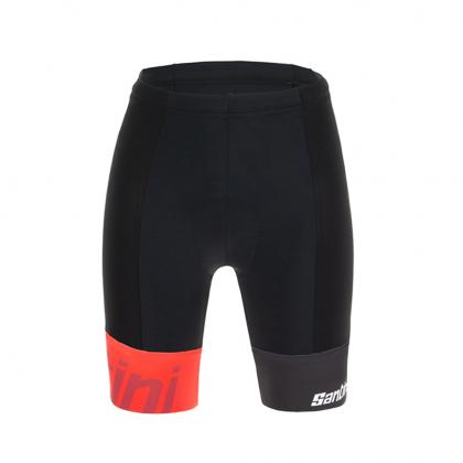 Santini Ironman Cupio Tri Shorts-Black/Red
