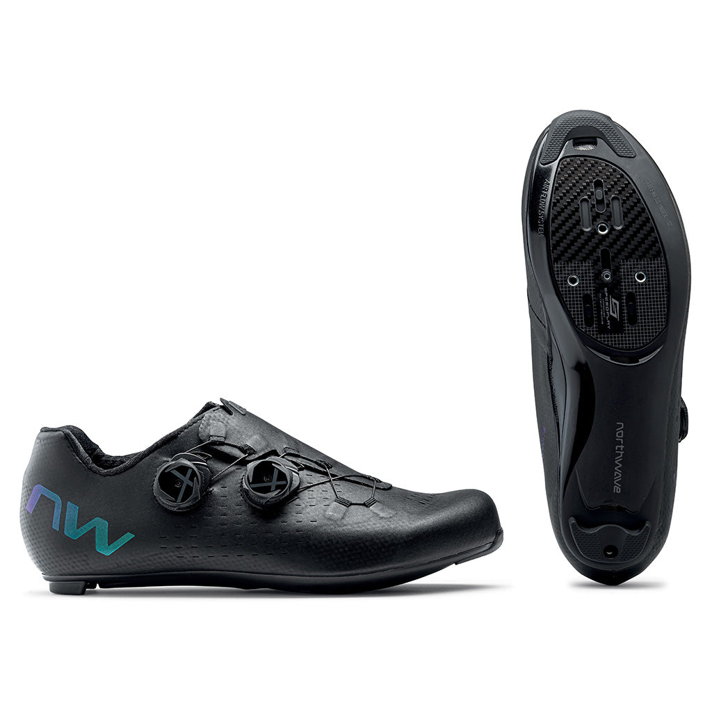 Northwave Extreme GT 3 Road Shoes-Black/Iridescent