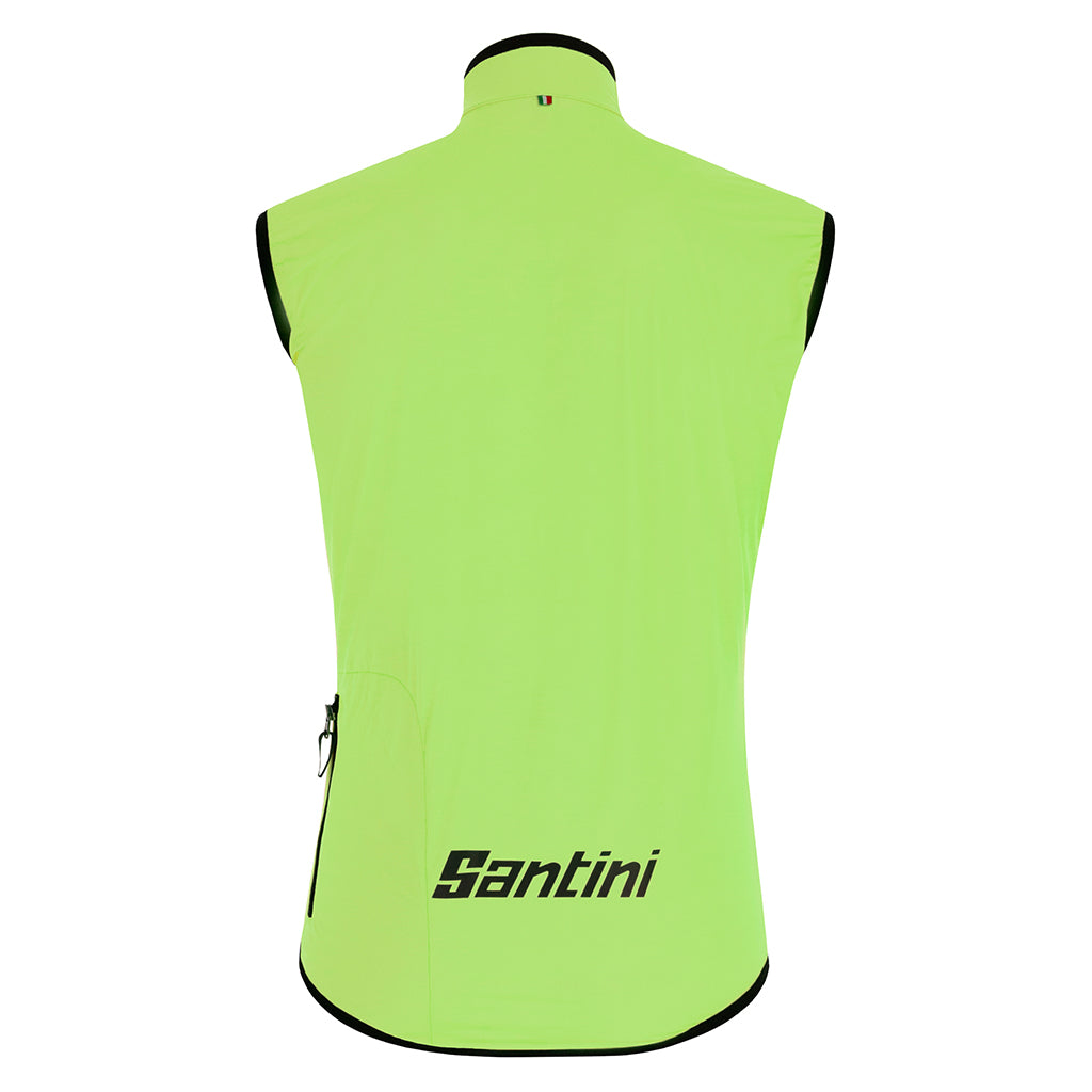 Santini Guard Nimbus Rain & Wind Vest-Fluo Green