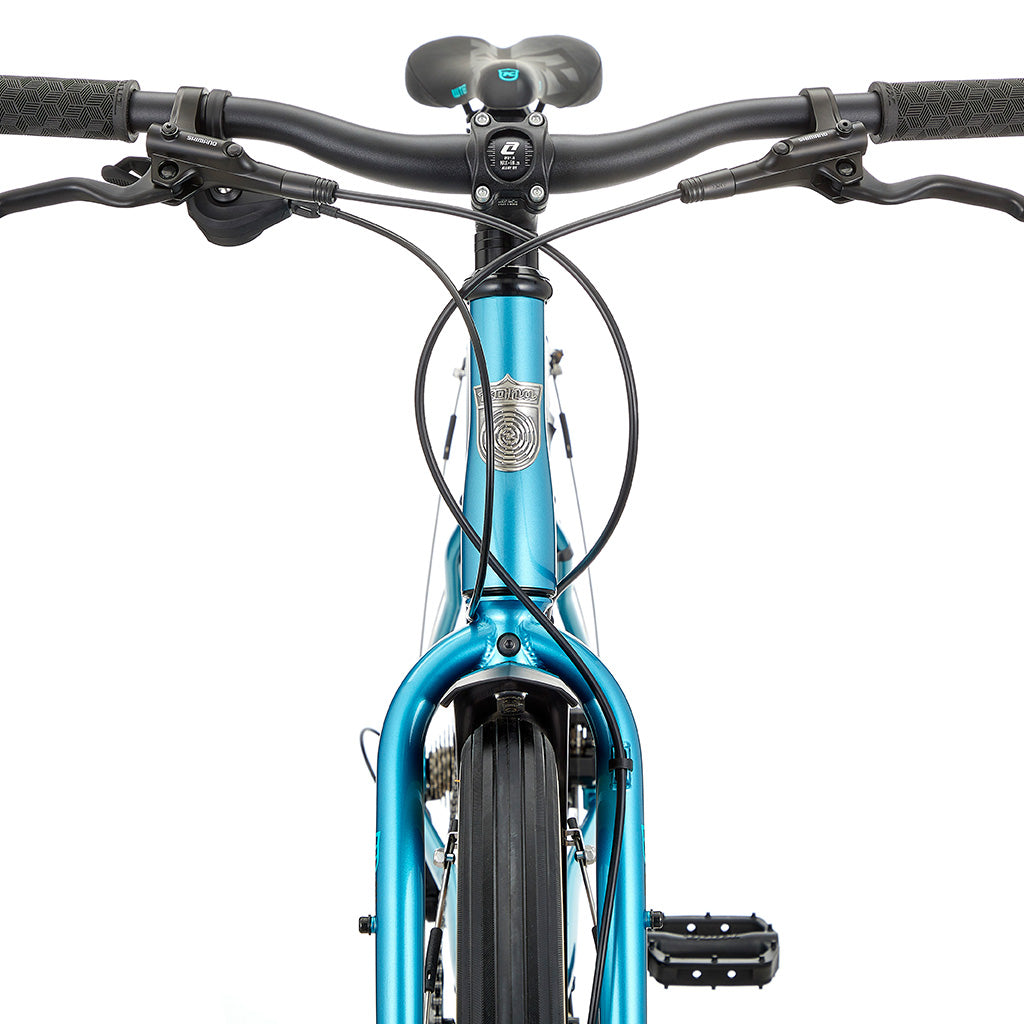 Kona Dr.Dew Hybrid Bike-Blue