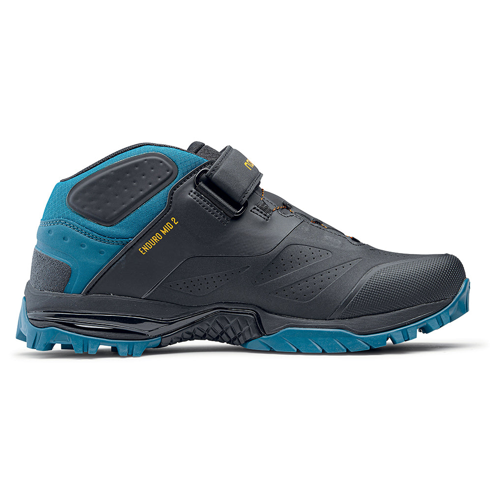 Northwave Enduro Mid 2 All Terrain Shoes-Black/Blue Coral