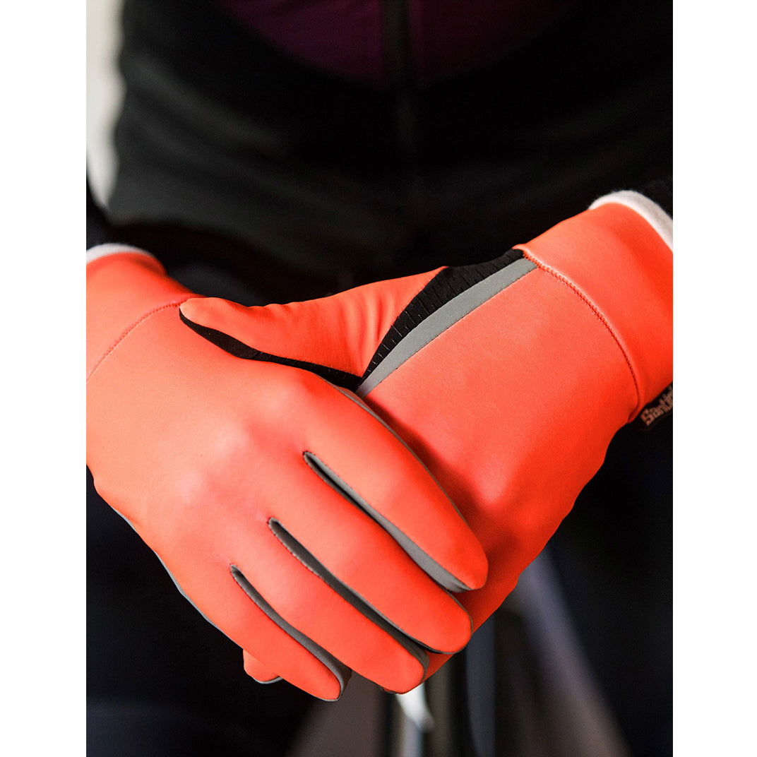 Santini H2O Vega Full Gloves-Flashy Orange