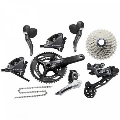 Shimano GRX-RX810 2x11 Disk Brake Groupset (48/31T-175mm, 11-34T)