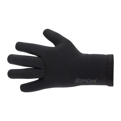 Santini Shield Full Gloves-Black