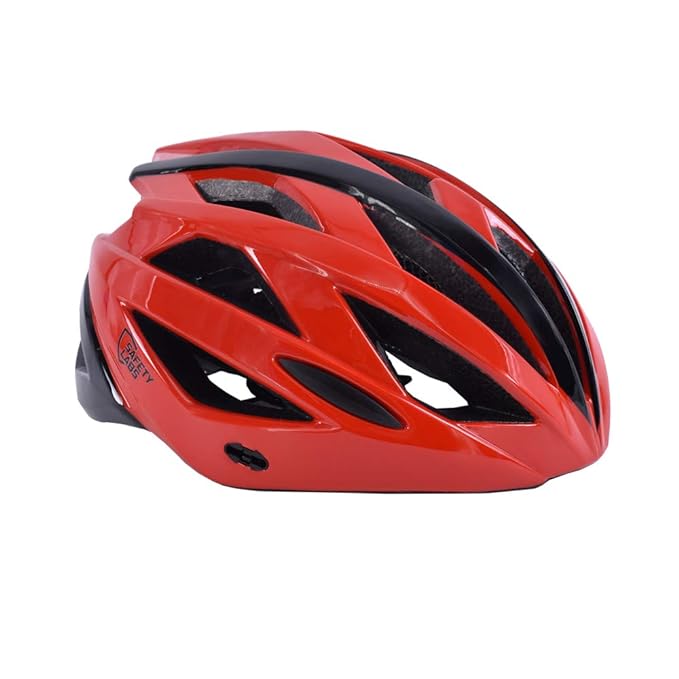 SAFETY LABS CYCLING HELMET JUNO-SHINY-RED-WHITE-BLACK-L-PWTBWVAF