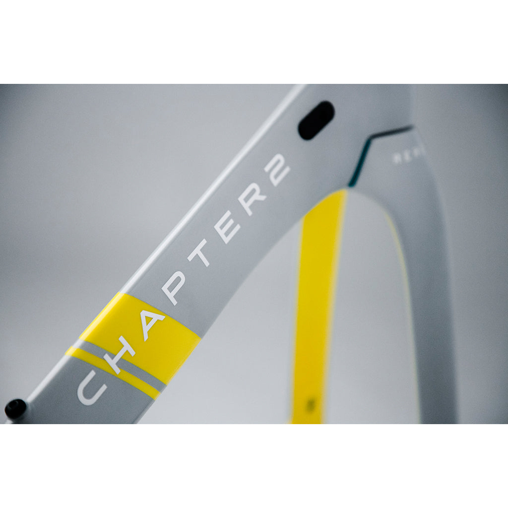 Chapter2 RERE Aero Road Disc Brake Frameset-Silver Yellow