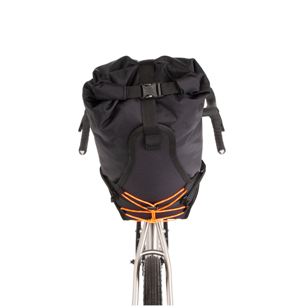 Restrap Saddle Bag-Black/Orange (14 Litres)