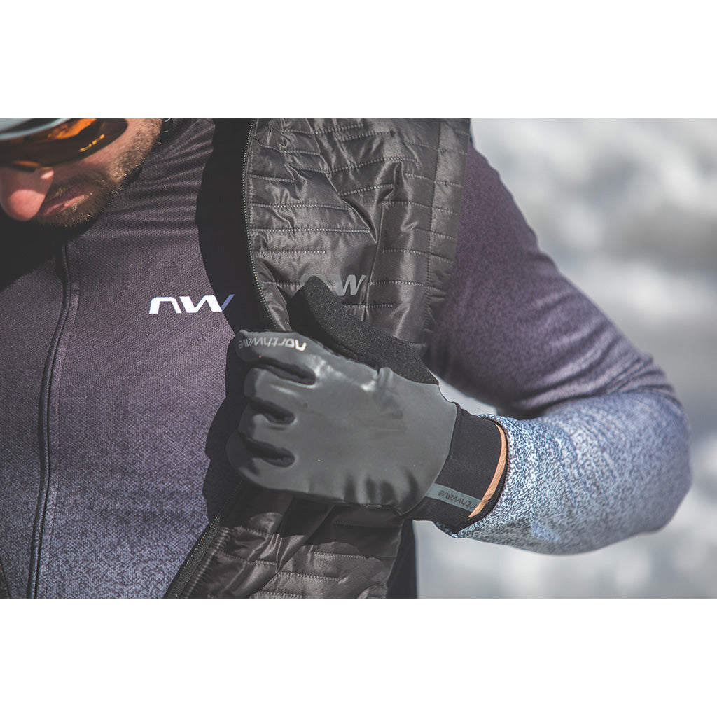 Northwave Active Reflex Full Gloves-Reflective