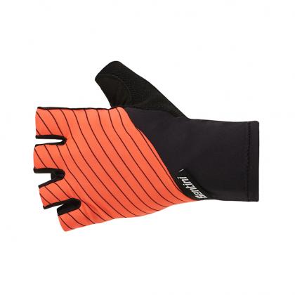 Santini Riga Gloves-Flashy Orange