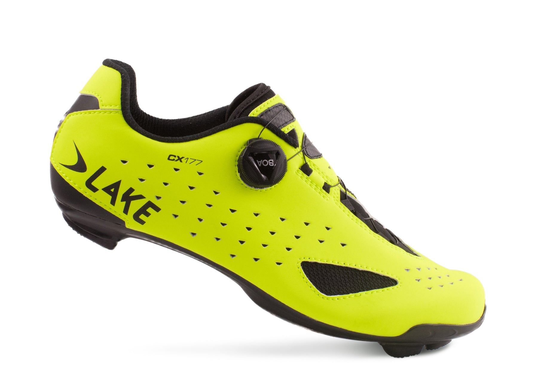 lake shoes CX177-X wide hiviz yellow/black