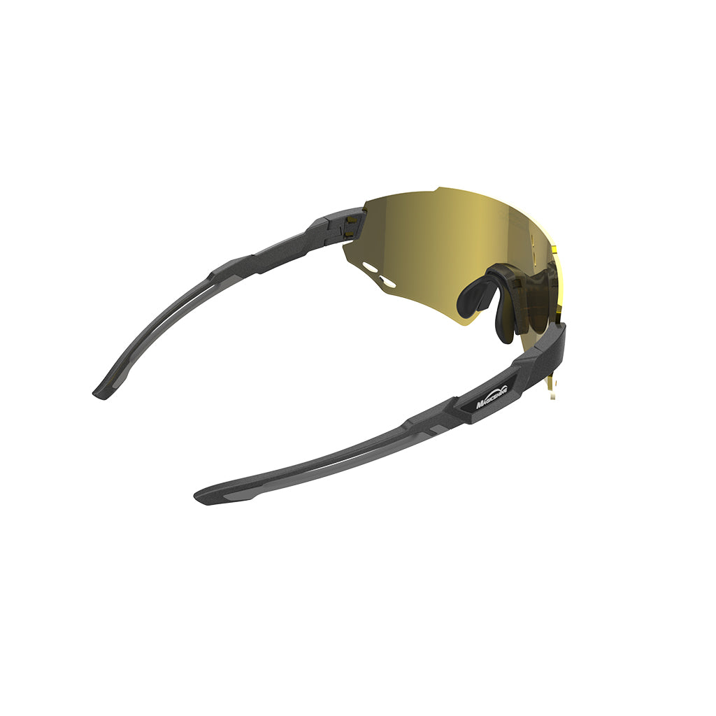 Magicshine Windbreaker Polarized Sunglasses-Gold