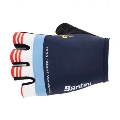 Santini TDF Le Maillot Jaune Mount Ventoux Gloves-Blue