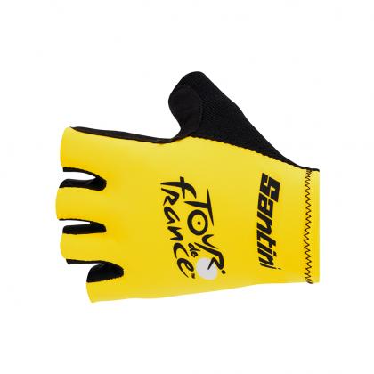 Santini Tour De France Overall Leader Gloves-Yellow